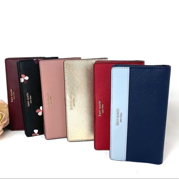 Kate♠️Spade LG Bifolder Wallet Cameron Black Multi - Picture 7 of 7